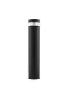 ACATIC LE73509 Ogrodowa lampa stojąca cylindryczna czarna z aluminiowym korpusem i akrylowym kloszem