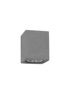 ACHLUM LE73514 Kinkiet zewnętrzny Kwadratowa oprawa cementowa z wbudowanym LED o ciepłej barwie światła Odporna na warunki atmosferyczne