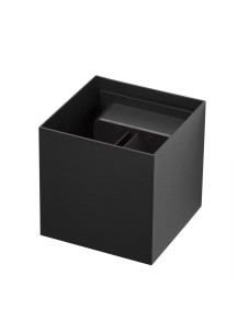 ACOMUL LE73520 Kinkiet zewnętrzny kwadratowy aluminiowy czarny 2 źródła LED