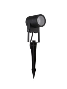 ACUYAN LE73536 Ogrodowa lampa stojąca cylindryczna czarna z aluminiowo szklanym korpusem o klasie szczelności IP54