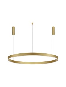 JACA CCT LE43509 Lampa wisząca LED o okrągłym kształcie złota lampa o dużej średnicy z regulacją barwy światła
