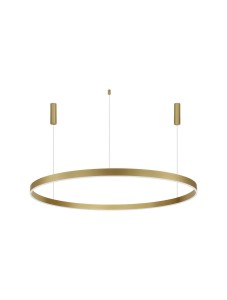 JACA CCT LE43511 Lampa wisząca LED o okrągłym kształcie złota lampa z regulacją barwy światła