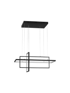 BALDO LE43526 Nowoczesna lampa wisząca LED o geometrycznym kształcie z pilotem
