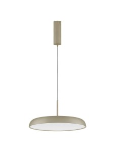 BARCA CCT LE43531 Lampa wisząca LED o płaskim kloszu złota regulacja barwy światła