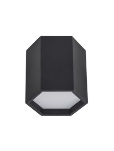 ADRIAN LE43600 Czarna sześciokątna lampa sufitowa LED o nowoczesnym designie