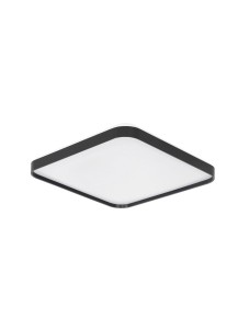AGOSTA LE43603 Lampa sufitowa LED kwadratowa czarna minimalistyczna