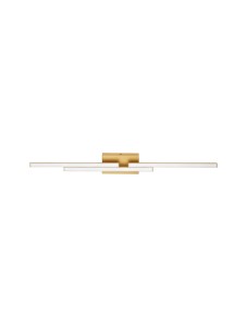 BAGRES LE43617 Nowoczesna Lampa Ścienna Trzyramienna Złota Elegancka