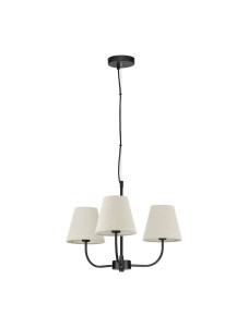 BAJADA LE43642 Trójramienna lampa wisząca nowoczesna z abażurami stożkowymi