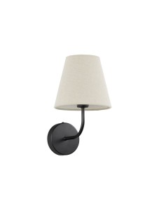 BAJADA LE43644 Nowoczesna lampa ścienna z tkaninowym kloszem o stożkowym kształcie