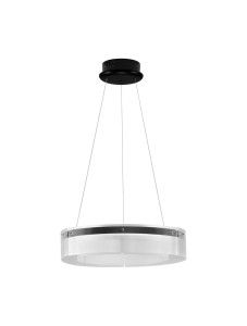 BAJIOS LE43646 Lampa wisząca LED okrągła nowoczesna z aluminiowym i szklanym kloszem