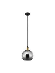 BALCHE LE43694 Nowoczesna lampa wisząca o kulistym kloszu złota i czarna