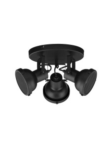 BANCOS LE43718 Trójramienna lampa sufitowa nowoczesna o okrągłej podstawie i ruchomych reflektorach