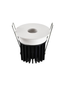 ACALAMA LE61604 Lampa natynkowa LED okrągła aluminiowa biała