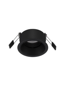 ACAMBAY LE61610 Lampa natynkowa Czarna Okrągła z aluminium