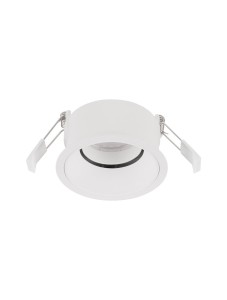 ACAMBAY LE61611 Lampa natynkowa okrągła aluminiowa biała