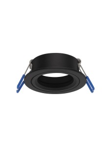 BOSCONIA LE61613 Lampa natynkowa okrągła czarna aluminiowa 70 mm