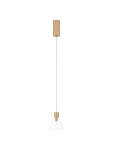 ACATLAN LE61645 Lampa wisząca LED złota elegancka stożkowa