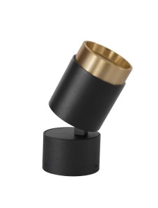 BADENIA LE61649 Lampa sufitowa LED cylindryczna złota i czarna elegancka