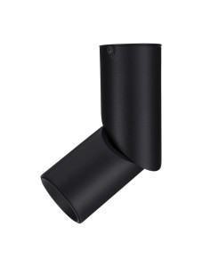 BACARAN LE61660 Czarny aluminiowy reflektor o cylindrycznym kształcie z obrotowym ramieniem