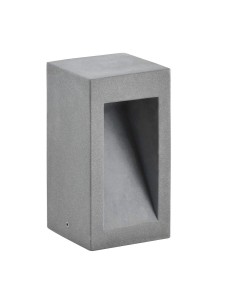 ACAJELE LE73580 Lampa ogrodowa stojąca Betonowa lampa o prostym kształcie z wbudowanym źródłem światła LED  Oświetlenie zewnętrzne o wysokim stopniu ochrony IP65