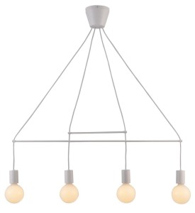 ALTO LAMPA WISZĄCA 4X40W E27 BIAŁY MATOWY