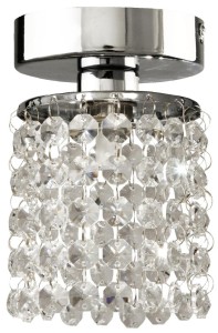 ROYAL KINKIET 1X40W G9 CHROM+KRYSZTAŁKI