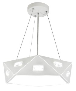 NEMEZIS LAMPA WISZĄCA PIĘCIOKATNY 42 3X40W G9  Z ŻARÓWKĄ BIAŁY