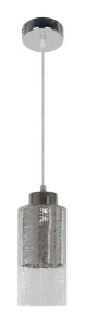 LIBANO LAMPA WISZĄCA 10 1X60W E27 SREBRNY