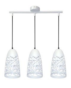 SABRIN LAMPA WISZĄCA  3X60W E27 BIAŁY