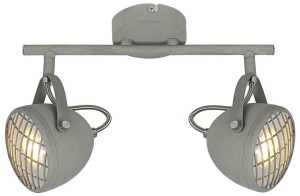 PENT LAMPA SUFITOWA LISTWA 2X50W GU10  BETONOWY SZARY