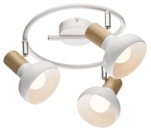 PUERTO LAMPA SUFITOWA SPIRALA 3X40W E14 BIAŁY
