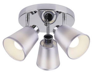 PIN LAMPA SUFITOWA PLAFON 3X40W E14 CHROM