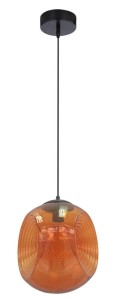 CLUB LAMPA WISZĄCA 28 1X60W E27 POMARAŃCZOWY