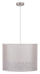 ARABESCA LAMPA WISZĄCA 33X33X24 1X60W E27 KREMOWY (ABAŻUR 77-19441 Z ZAWIESIEM 85-10608)