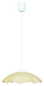 DAMA LAMPA WISZĄCA 32 CM 1X60W E27  BEŻOWY