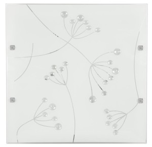 ARTY LAMPA SUFITOWA PLAFON 40X40 16W LED KRYSZTAŁKI 6500K