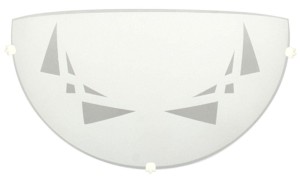 TRIAS LAMPA SUFITOWA PLAFON1/2  E-27 1X60W BIAŁY