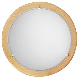 BIANCA LAMPA SUFITOWA PLAFON 30 DREWNO STANDARD 10W LED 6500 K SOSNA