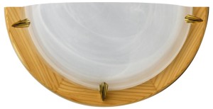DUNA LAMPA SUFITOWA PLAFON1/2  SOSNA ALABASTER 1X60W