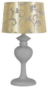 BERKANE LAMPA 1X40W E14 SZARY/BEŻOWY