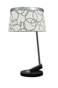 IMPRESJA LAMPA 1*60W E27 BIAŁA CHROM