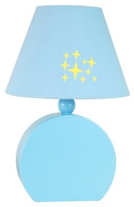OFELIA LAMPA GAB. MDF 1X40W E14 NIEBIESKA