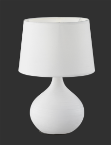 Lampa stołowa Martin biały 1x40W R50371001 Reality