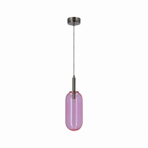 LAMPA WISZĄCA FIUGGI 1 RÓŻOWY