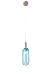 LAMPA WISZĄCA FIUGGI 1 NIEBIESKI
