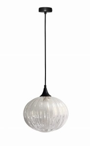 LAMPA WISZĄCA EXETER 240mm 1 CZARNY