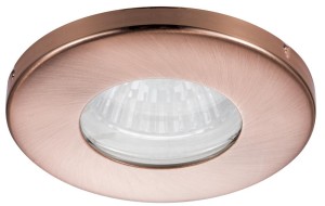 SH-06 CR MR16 MIEDZIANYoczko sufitowe  lampa sufitowa HERMETYCZNA IP65  odporna na wilgoć