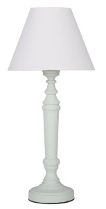 PASTELLIO LAMPA GABINETOWA MIĘTOWY 1X40 E14 ABAŻUR BIAŁY