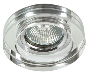 SS-31 CH/TR MR16 CHROM OPR. STROP. STAŁA OKRĄGŁA SZKŁO TRANSPARENT