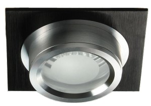 SC-02 STB/AL MR16  SAT CZARNY OPR. STROP  STAŁA ALUMINIUM